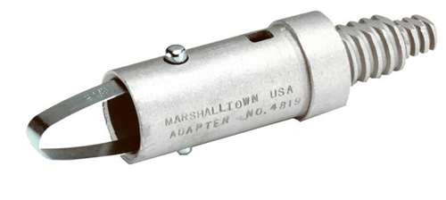 Marshalltown Push Button to Male Threaded End Adapter 4819 - (Box of 6)