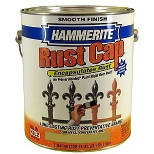 Hammerite Rust Cap Smooth Enamel Finish Gallon Aluminum - (Box of 2)