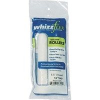 WhizzFlex White Woven Roller Cover 6" x 3/8" 2 Pack 44316