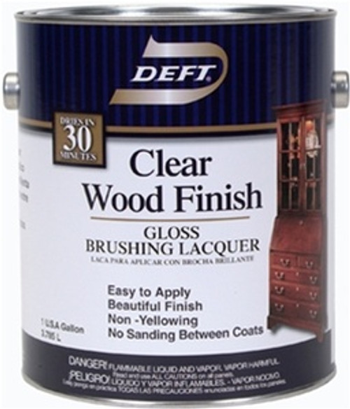 Deft Clear Wood Finish Brushing Lacquer Satin Gallon 017-01