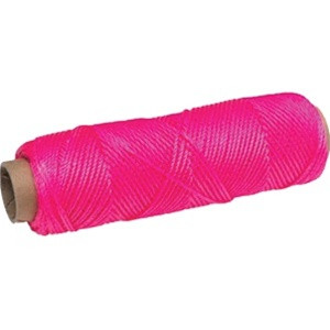 Wellington Twisted Nylon Twine #18 X 260' Bright Orange Opti Bright 46301 - (Box of 12)