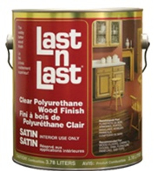 Absolute Coatings Last n Last Clear Polyurethane Wood Finish 550VOC Satin Quart - (Box of 6)