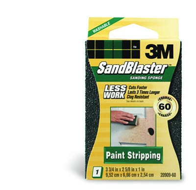 3M SandBlaster Sanding Sponge  80 Grit - (Box of 12)
