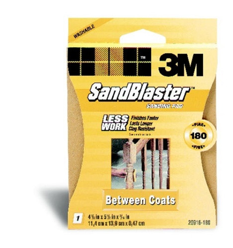3M SandBlaster Between Coats Sanding Sponge 320 Grit - (Box of 12)
