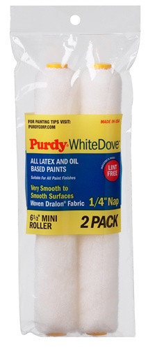 Purdy White Dove Mini Roller 2-Pack 6-1/2" X  1/4" - (Box of 6)