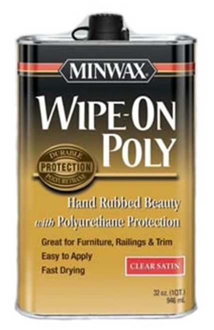 Minwax Wipe-On Poly Quart Satin - (Box of 4)