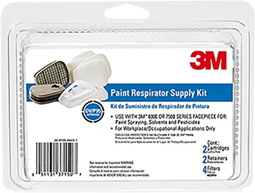 3M Paint Respirator Supply Kit for 6000 & 7500 Series 6023P1-DC - (Box of 5)