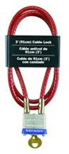 Master Lock 3' Keyed Cable Lock 719D - (Box of 6)