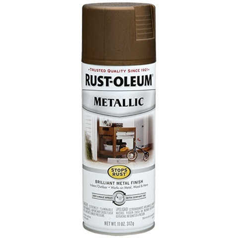 Rust-Oleum Stops Rust Metallic Spray Paint Gold