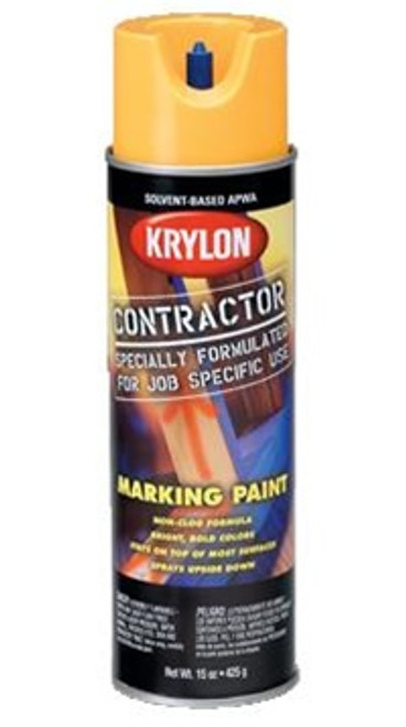 Krylon Contractor Marking Paints--Solvent Based 15 Oz. Red 7302