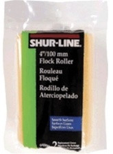 SHUR-LINE Flocked Mini Roller Refills 4" 2 pack - (Box of 12)