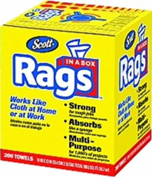 Scott White Rags In a Box 200 Count