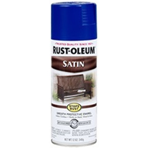 Rust-Oleum Stops Rust Satin Enamel Spray Paint Dark Hunter Green - (Box of 6)