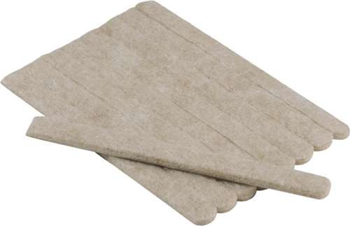 Shepherd 6" X 4-1/2" Heavy Duty Felt Guard Strips 9 Pack 9954 - (Box of 12)