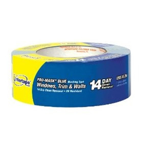 Intertape PRO-MASK Blue 14-Day Masking Tape 2" x 60yds - (Box of 16)