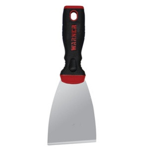 Warner Pro Grip Red Handle 3" Stiff Scraper