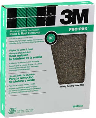 3M Pro-Pak Sandpaper 25 sheet pk 50D Grit