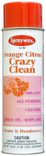 Sprayway Orange Citrus Crazy Clean 19 OZ. Spray - (Box of 12)