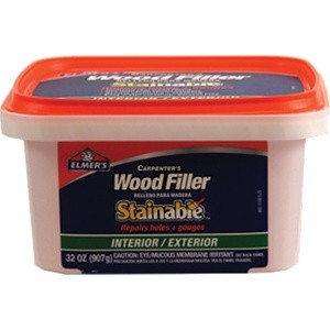 Elmer's Interior/Exterior Stainable Carpenter's Wood Filler 1/4 Pint E889