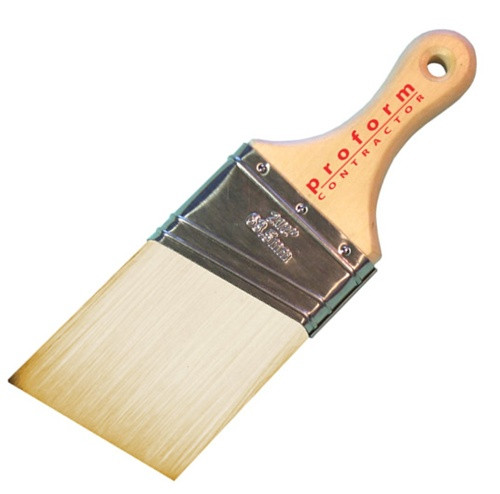 Proform Contractor Angle China White Short Brush 2-1/2" - (Box of 12)