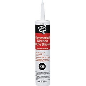 DAP 10 Oz Commercial Kitchen Silicone - White 08656 - (Box of 12)