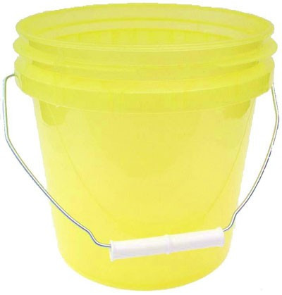 Gallon Translucent Paint Bucket