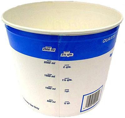 Paper Cup 2-1/2 Quart - (Box of 50)
