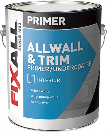 FixALL AllWall & Trim Primer White Gallon F56600 - (Box of 4)
