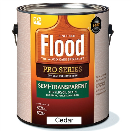 Flood Pro Series Semi-Transparent Acrylic/Oil Stain Gallon