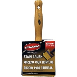 Dynamic Thick Stain Brush 4" X 1-1/4" HB217010 - (Box of 5)