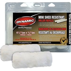 Dynamic Mini Shed Resistant Roller Covers 4" X 1/4" 12-Pack HM005600 - (Box of 10)
