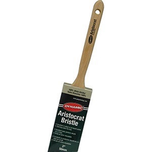 Dynamic Aristocrat White Bristle Angled Brush 3" HB198007