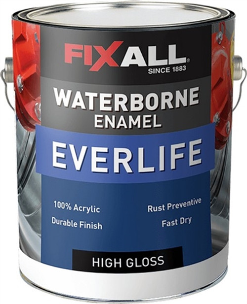 FixALL Everlife Waterborne Enamel High Gloss Quart White F52100