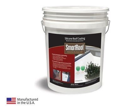 Smart Roof Silicone Roof Coating SmartRoof™ WHITE 5 Gallon FE-465-W-5