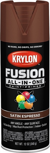 Krylon Fusion All-In-One Satin Spray Paint Pewter Gray K02744007