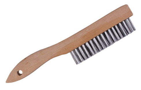 Shoe Handle Wire Brush (Bristle Rows 4 x 16)