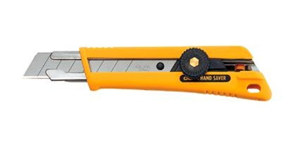 OLFA HandSaver® Cushion Grip Heavy-Duty Ratchet-Lock Utility Knife NOL1