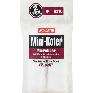Wooster Mini-Koter Micro-Fiber Mini Roller Cover 6 Inch R316-6