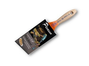 Proform Chisel Picasso Oval Angled Beaver Tail Brush 3" PIC13-3.0