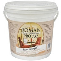 Roman Pro 732 Extra Strength Heavy Duty Clay-Based Wallpaper Adhesive Gallon 10001 - (Box of 4)