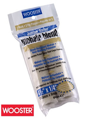 Wooster Jumbo-Koter Mohair Blend Mini Roller 4-1/2" x 1/4" 2-Pack - (Box of 12)
