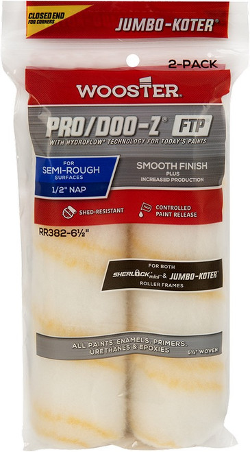 Wooster Jumbo-Koter Pro/Doo-Z FTP™ Mini Roller 6-1/2" x 1/2" RR382