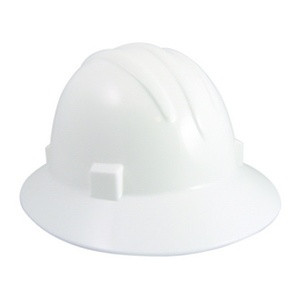 SAS Safety Corp Full Brim Hard Hat White 7160-10