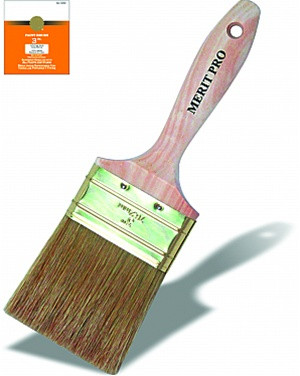 Consumer 100% White China Bristle Brushes 4" - (Box of 6)