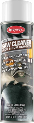 Sprayway 18 Oz Saw Cleaner Pitch & Gum Remover 836 - (Box of 12)