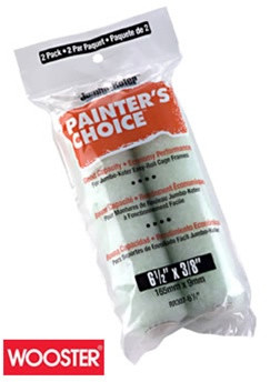 Wooster Jumbo-Koter Painter's Choice Mini Roller 6-1/2" x 3/8" 2-Pack