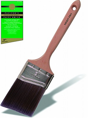 Professional Painters Angle Long Handle Brush 1-1/2" - (Box of 12)