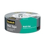 3M Scotch Multi-Use Duct Tape 2" X 60 Yds 1160-A - (Box of 6)