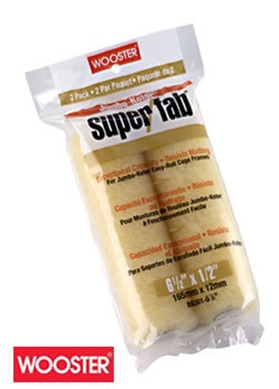 Wooster Jumbo-Koter Super/Fab Mini Roller 6-1/2" x 1/2" 2-Pack