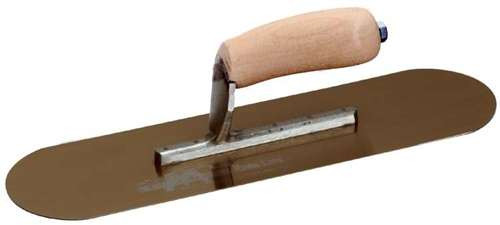 Marshalltown Golden Stainless Steel Pool Trowel w/Wood Handle 16" x 4-1/2"  SP16GS - (Box of 6)